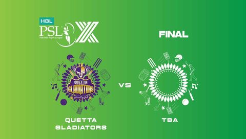 HBL Pakistan Super League 2025: Final - Quetta Gladiators vs TBA HBL Pakistan Super League 2025: Final - Quetta Gladiators vs TBA