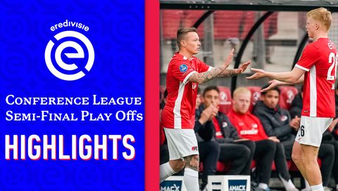 Eredivisie 2024/25 Conference League Semi-Final Playoffs Highlights Eredivisie 2024/25 Conference League Semi-Final Playoffs Highlights