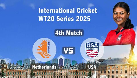 International Cricket WT20 Series 2025: Netherlands vs USA 4th Match