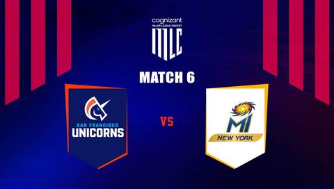Cognizant Major League Cricket 2025: San Francisco Unicorns vs MI New York