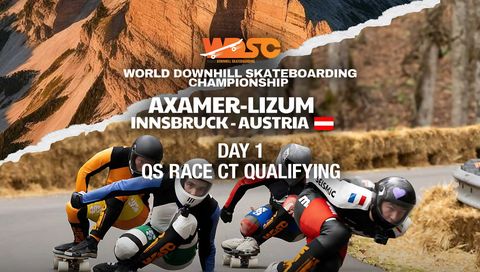 World Downhill Skateboarding Championship: Austria, Day 1 - QS Race, CT Qualifying World Downhill Skateboarding Championship: Austria, Day 1 - QS Race, CT Qualifying
