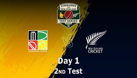 International Cricket Test Series 2025: Zimbabwe vs New Zealand 2nd Test, Day 1