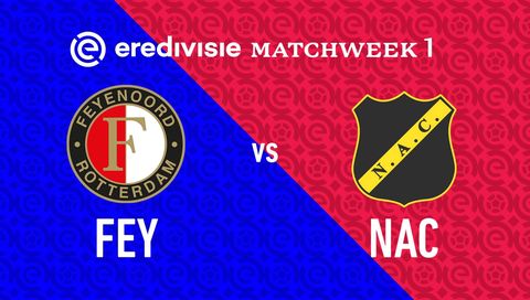 Eredivisie 2025/26: Feyenoord vs NAC Breda Eredivisie 2025/26: Feyenoord vs NAC Breda
