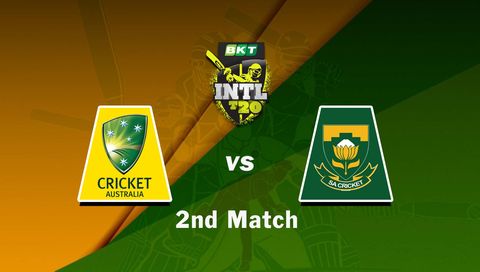 International Cricket T20 Series 2025: Australia vs South Africa, 2nd Match