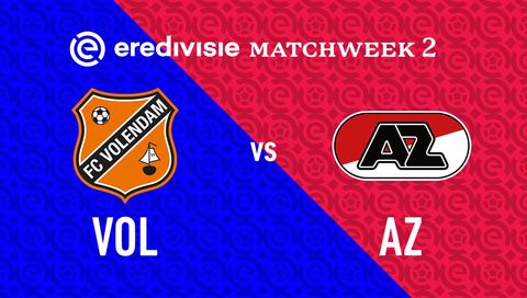 Eredivisie 2025/26: FC Volendam vs AZ Alkmaar Eredivisie 2025/26: FC Volendam vs AZ Alkmaar