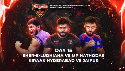 Pro Panja League Season 2: Day 15 - Sher-E-Ludhiana vs MP Hathodas | Kiraak Hyderabad vs Jaipur Pro Panja League Season 2: Day 15 - Sher-E-Ludhiana vs MP Hathodas | Kiraak Hyderabad vs Jaipur