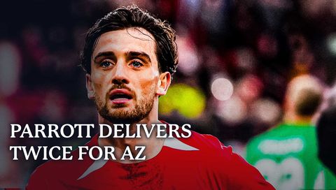 Troy Parrott delivers twice for AZ Alkmaar!