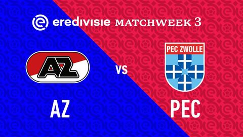 Eredivisie 2025/26: AZ Alkmaar vs PEC Zwolle Eredivisie 2025/26: AZ Alkmaar vs PEC Zwolle