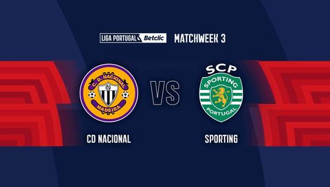 Liga Portugal Betclic 2025/26: CD Nacional vs Sporting Liga Portugal Betclic 2025/26: CD Nacional vs Sporting