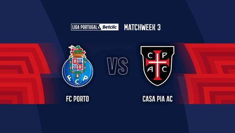 Liga Portugal Betclic 2025/26: FC Porto vs Casa Pia AC Liga Portugal Betclic 2025/26: FC Porto vs Casa Pia AC