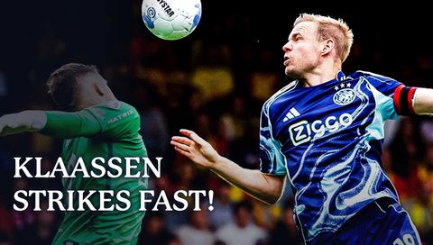 Davy Klaassen gets Ajax off to a flying start!