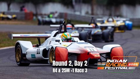 Indian Racing Festival 2025: Round 2, Day 2 (R4 & 25M +1 Race 3) Indian Racing Festival 2025: Round 2, Day 2 (R4 & 25M +1 Race 3)
