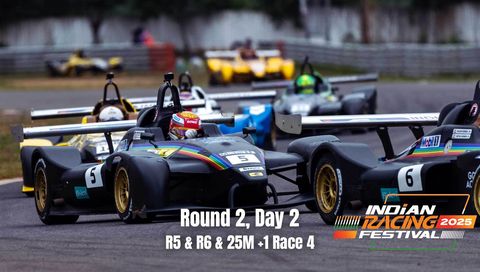 Indian Racing Festival 2025: Round 2, Day 2 (R5 & R6 & 25M +1 Race 4) Indian Racing Festival 2025: Round 2, Day 2 (R5 & R6 & 25M +1 Race 4)
