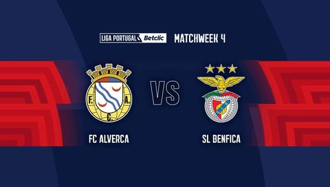 Liga Portugal Betclic 2025/26: FC Alverca vs SL Benfica Liga Portugal Betclic 2025/26: FC Alverca vs SL Benfica