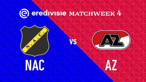 Eredivisie 2025/26: NAC Breda vs AZ Alkmaar Eredivisie 2025/26: NAC Breda vs AZ Alkmaar