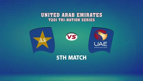 UAE T20 Tri-Series 2025: Pakistan vs United Arab Emirates, 5th Match UAE T20 Tri-Series 2025: Pakistan vs United Arab Emirates, 5th Match