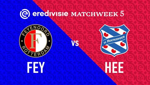 Eredivisie 2025/26: Feyenoord vs SC Heerenveen Eredivisie 2025/26: Feyenoord vs SC Heerenveen
