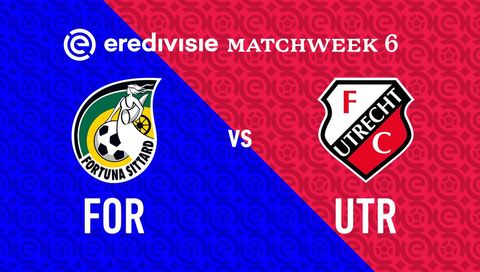 Eredivisie 2025/26: Fortuna Sittard vs FC Utrecht Eredivisie 2025/26: Fortuna Sittard vs FC Utrecht