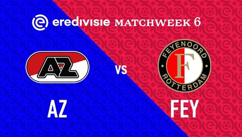 Eredivisie 2025/26: AZ Alkmaar vs Feyenoord Eredivisie 2025/26: AZ Alkmaar vs Feyenoord