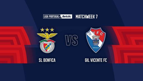#1: Liga Portugal Betclic 2025/26: SL Benfica vs Gil Vicente FC #1: Liga Portugal Betclic 2025/26: SL Benfica vs Gil Vicente FC