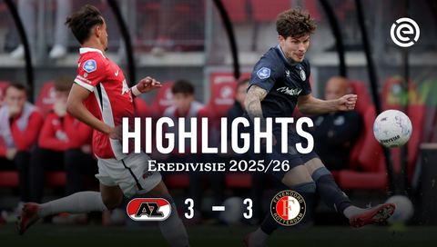 AZ Alkmaar 3 - 3 Feyenoord | Eredivisie 2025/26 Highlights