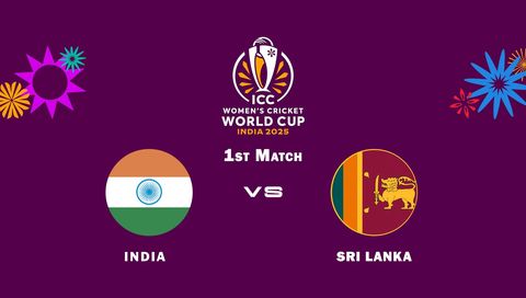 ICC Women's Cricket World Cup, 2025: India vs Sri Lanka, 1st Match ICC Women's Cricket World Cup, 2025: India vs Sri Lanka, 1st Match