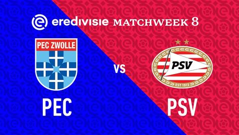 Eredivisie 2025/26: PEC Zwolle vs PSV Eindhoven Eredivisie 2025/26: PEC Zwolle vs PSV Eindhoven