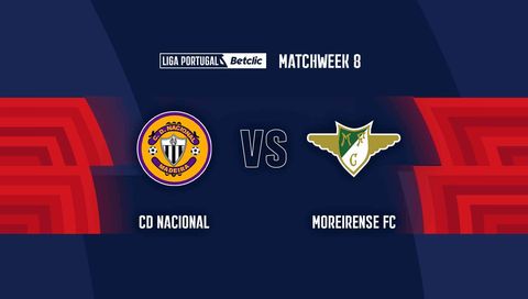 Liga Portugal Betclic 2025/26: CD Nacional vs Moreirense FC