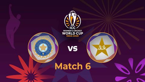 ICC Women's Cricket World Cup 2025: India vs Pakistan, 6th Match ICC Women's Cricket World Cup 2025: India vs Pakistan, 6th Match