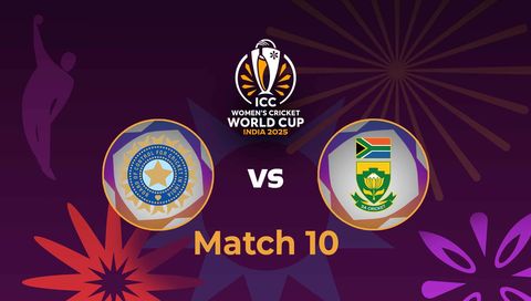 ICC Women's Cricket World Cup 2025: India vs South Africa, 10th Match ICC Women's Cricket World Cup 2025: India vs South Africa, 10th Match