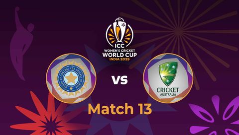 ICC Women's Cricket World Cup 2025: India vs Australia, 13th Match ICC Women's Cricket World Cup 2025: India vs Australia, 13th Match