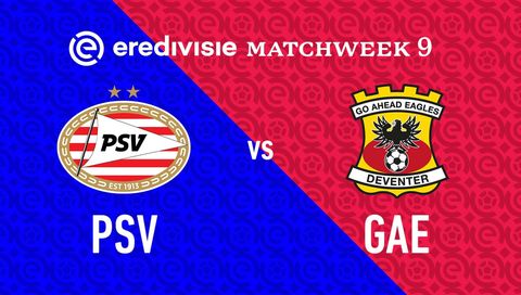 Eredivisie 2025/26: PSV Eindhoven vs Go Ahead Eagles