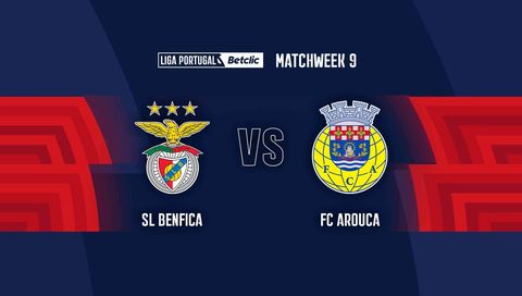 Liga Portugal Betclic 2025/26: SL Benfica vs FC Arouca Liga Portugal Betclic 2025/26: SL Benfica vs FC Arouca