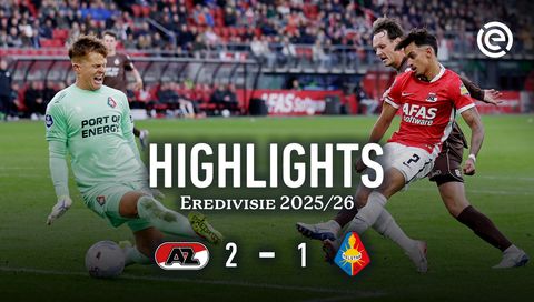 AZ Alkmaar 2 - 1 Telstar | Eredivisie 2025/26 Highlights