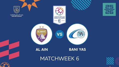 UAE Pro League 2025/26: Al Ain vs Bani Yas UAE Pro League 2025/26: Al Ain vs Bani Yas