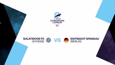 TUI Socca Champions League 2025: Galatsicos FC (Athens, Greece) vs Eintracht Spandau (Berlin, Germany) TUI Socca Champions League 2025: Galatsicos FC (Athens, Greece) vs Eintracht Spandau (Berlin, Germany)