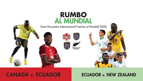 Road to the World Cup Bundle: Canada vs Ecuador | Ecuador vs New Zealand (en Español) Road to the World Cup Bundle: Canada vs Ecuador | Ecuador vs New Zealand (en Español)