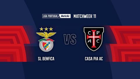 Liga Portugal Betclic 2025/26: SL Benfica vs Casa Pia AC