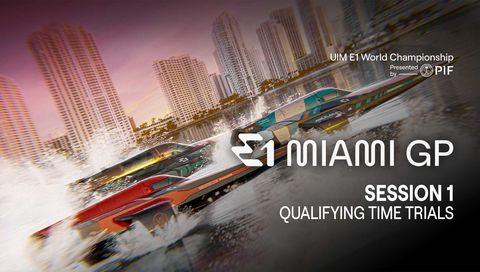 UIM E1 World Championship: Grand Prix of Miami 2025 - Session 1, Qualifying Time Trials