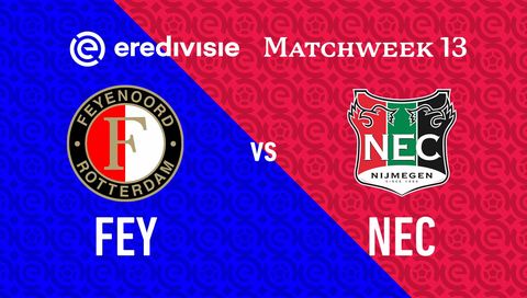 Eredivisie 2025/26: Feyenoord vs NEC Nijmegen