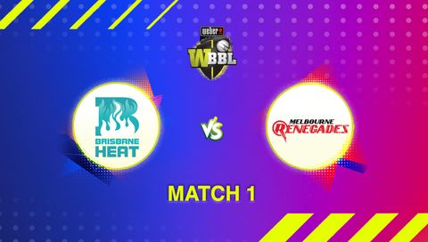 Weber Women's Big Bash League, Season 11: Brisbane Heat vs Melbourne Renegades