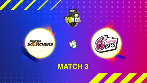 Weber Women's Big Bash League, Season 11: Perth Scorchers vs Sydney Sixers