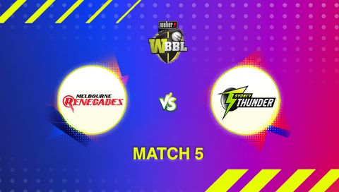 Weber Women's Big Bash League, Season 11: Melbourne Renegades vs Sydney Thunder