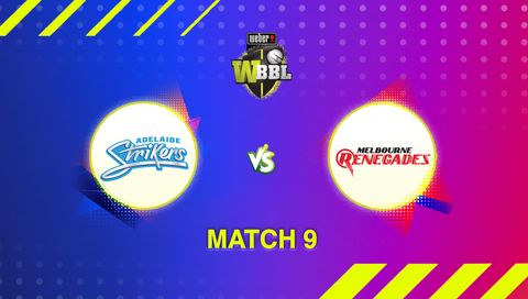 Weber Women's Big Bash League, Season 11: Adelaide Strikers vs Melbourne Renegades
