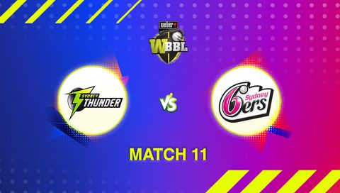 Weber Women's Big Bash League, Season 11: Sydney Thunder vs Sydney Sixers