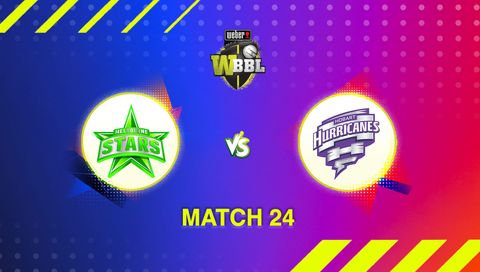 Weber Women's Big Bash League, Season 11: Melbourne Stars vs Hobart Hurricanes