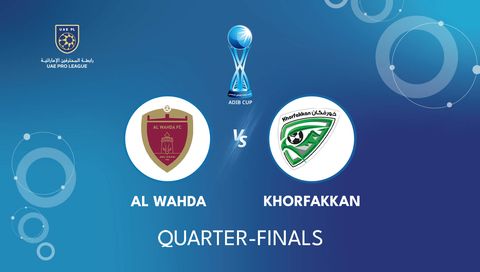 ADIB Cup 2025/26: Al Wahda vs Khorfakkan