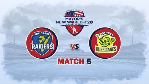 Mayor's New World T20 Tournament 2025: Chicago Raiders vs Florida Hurricanes