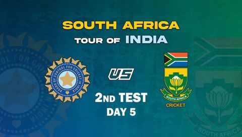 South Africa Tour оf India Test Series 2025, 2nd Test, Day 5
