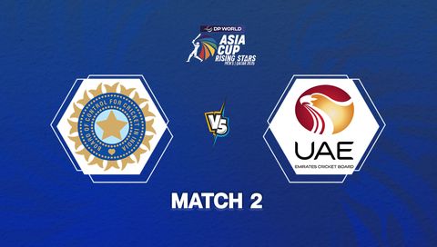 DP World Men's Asia Cup Rising Stars 2025: India A vs UAE